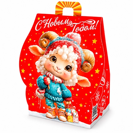 Новогодний подарок Домик Кучеряшки